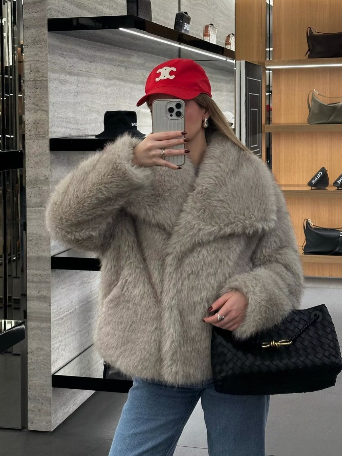 Pelz Jacke